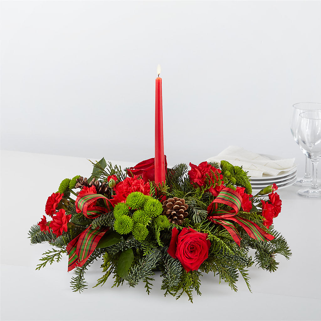 By the Candlelight Centerpiece – Floristeria Fabiana, Charlotte NC