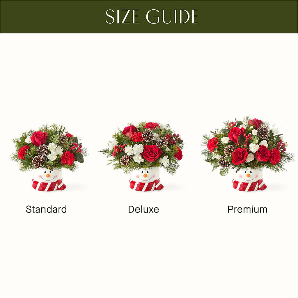Jolly Snowman Bouquet – Floristeria Fabiana, Charlotte NC