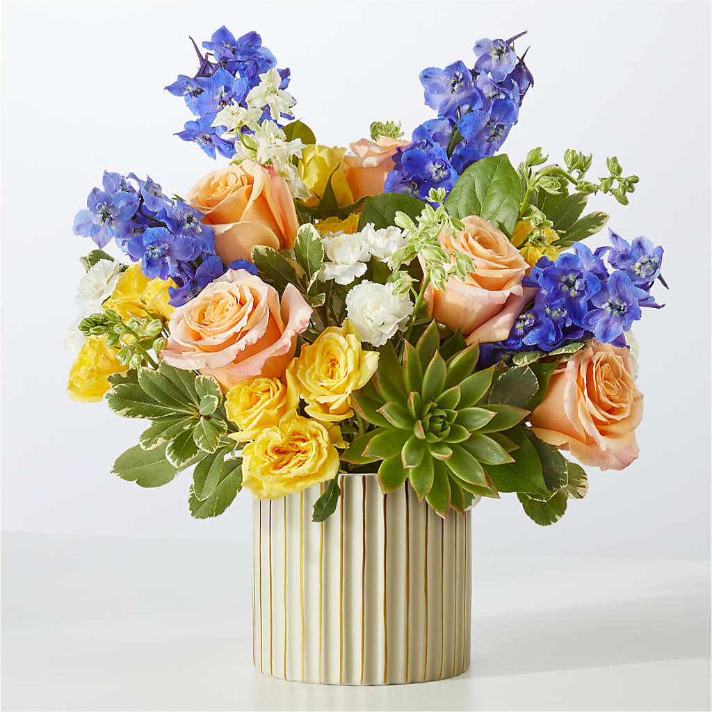 Cobalt Reverie Bouquet – Floristeria Fabiana, Charlotte NC