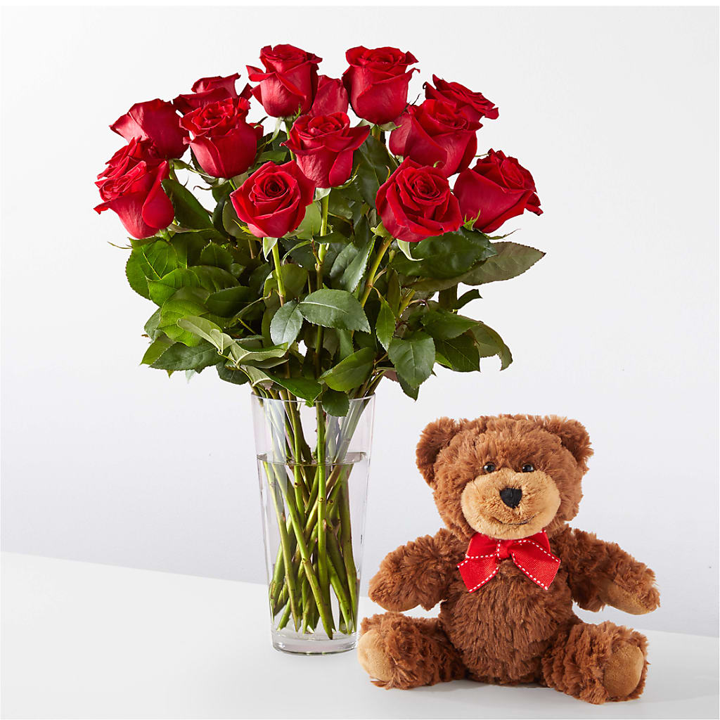 Romantic Long Stem Red Rose Bouquet Bundles – Floristeria Fabiana, Charlotte NC
