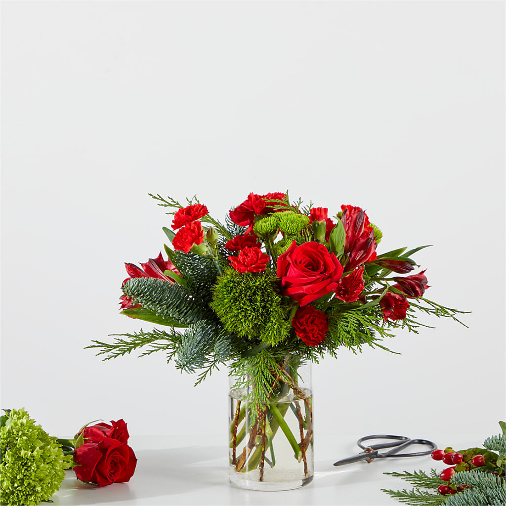 Merry Moment Bouquet – A Florist Original – Floristeria Fabiana, Charlotte NC