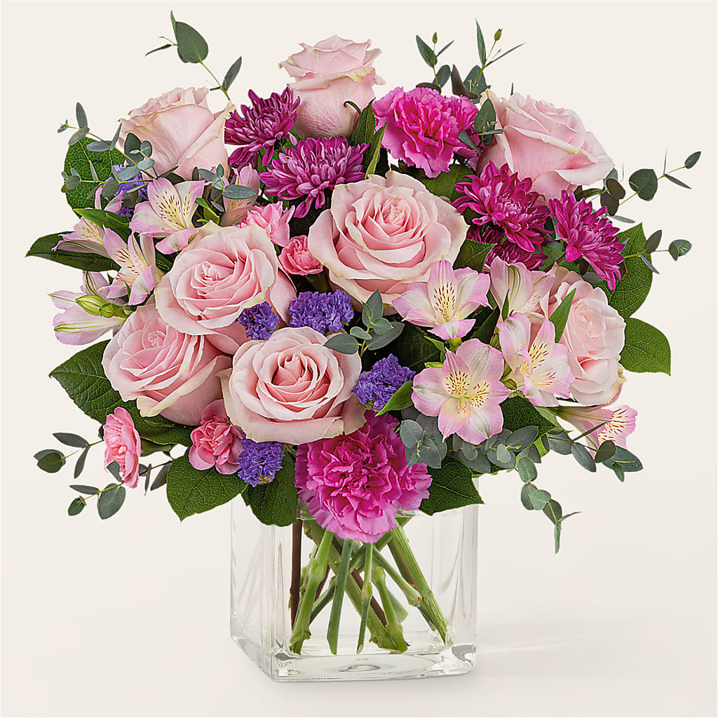 Rosy Radiance Bouquet – Floristeria Fabiana, Charlotte NC