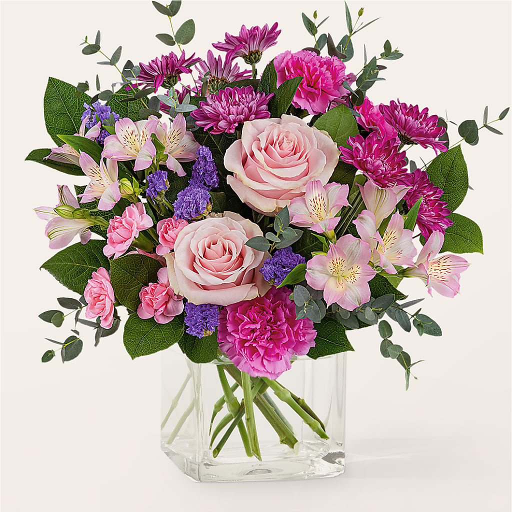 Rosy Radiance Bouquet – Floristeria Fabiana, Charlotte NC