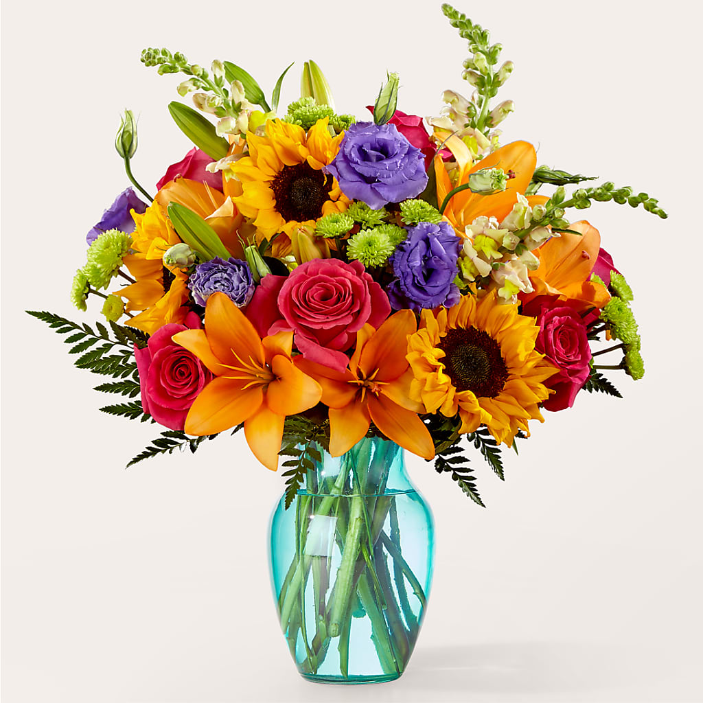 Double Rainbow Bouquet – Floristeria Fabiana, Charlotte NC