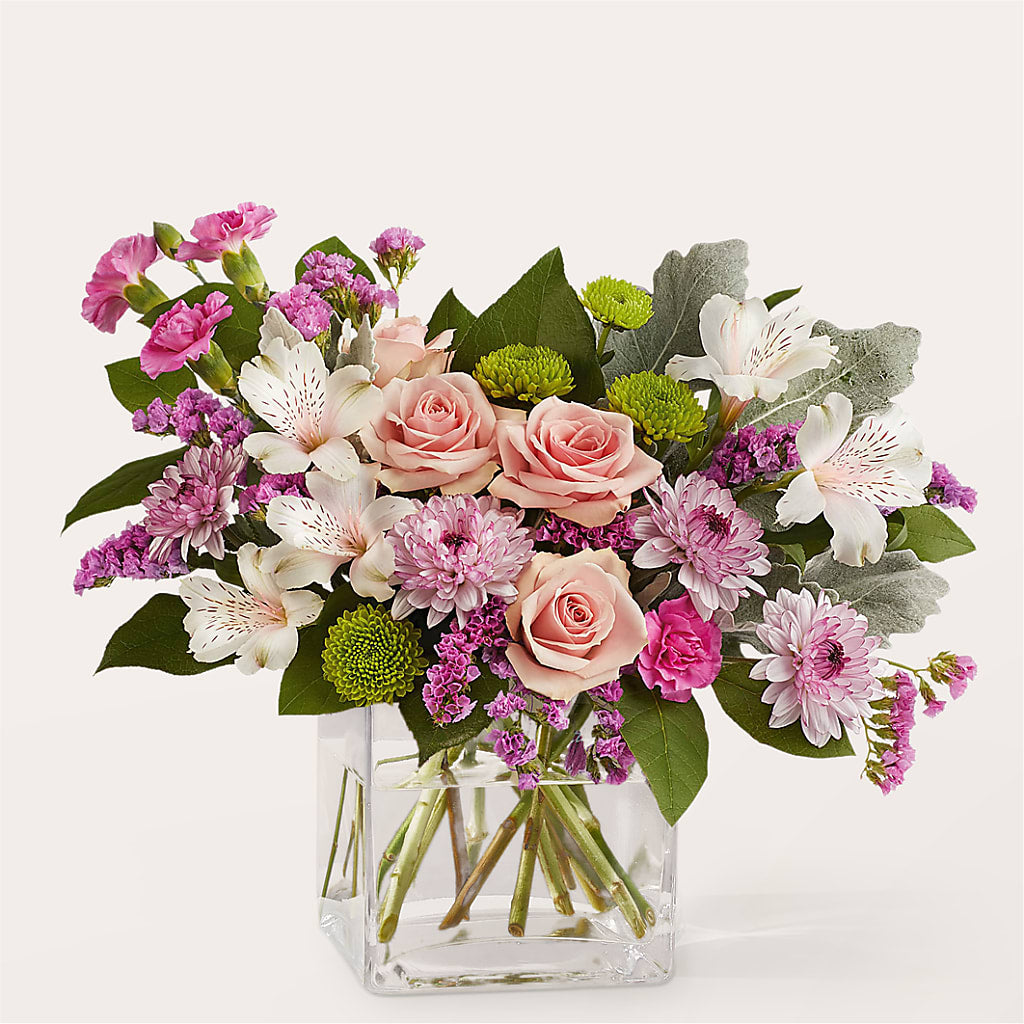 Pink Suede Bouquet – Floristeria Fabiana, Charlotte NC