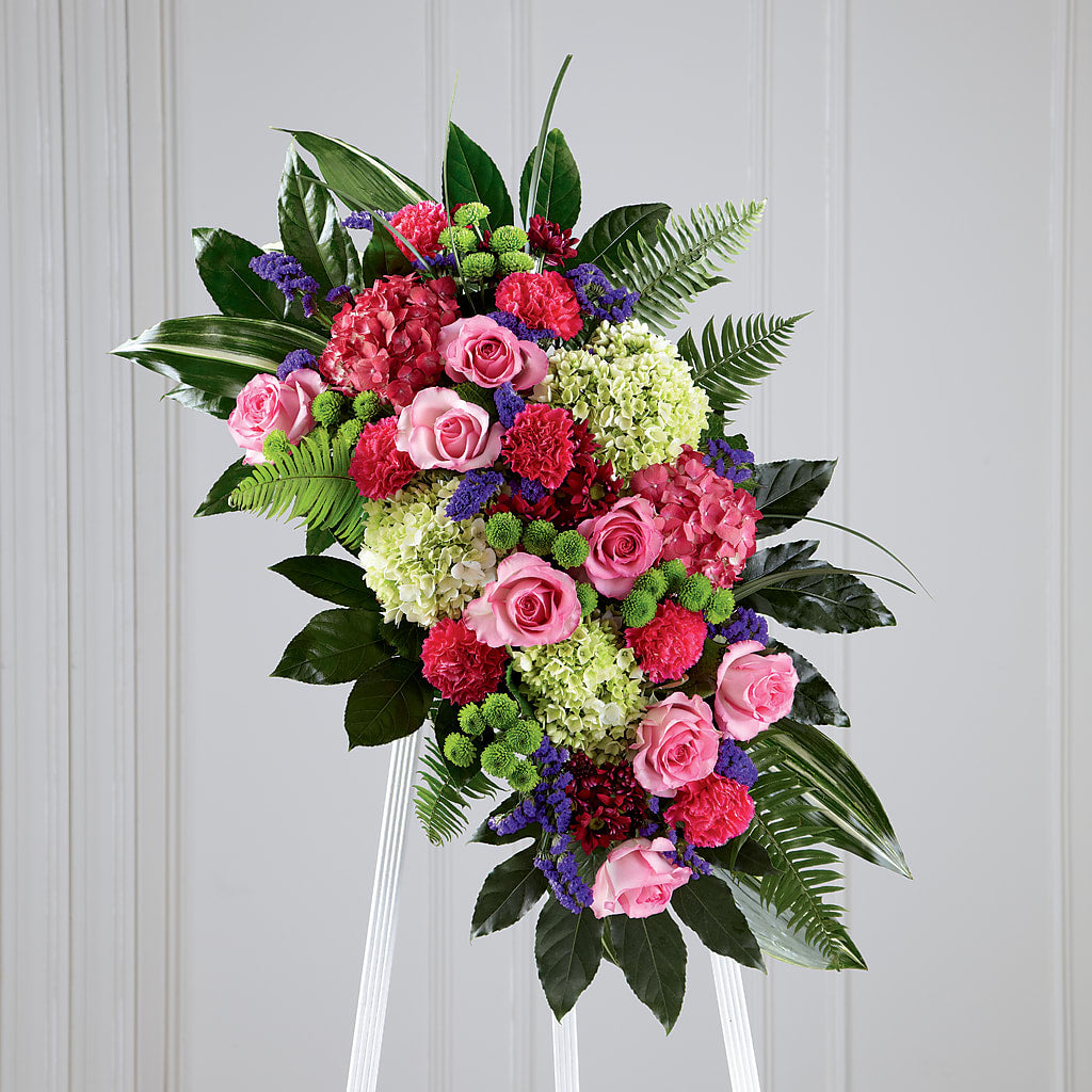 Refreshing Mix Standing Spray – Floristeria Fabiana, Charlotte NC