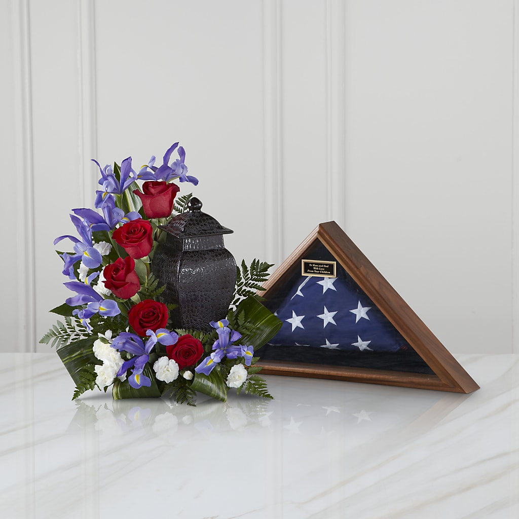 Patriotic Tribute Arrangement – Floristeria Fabiana, Charlotte NC