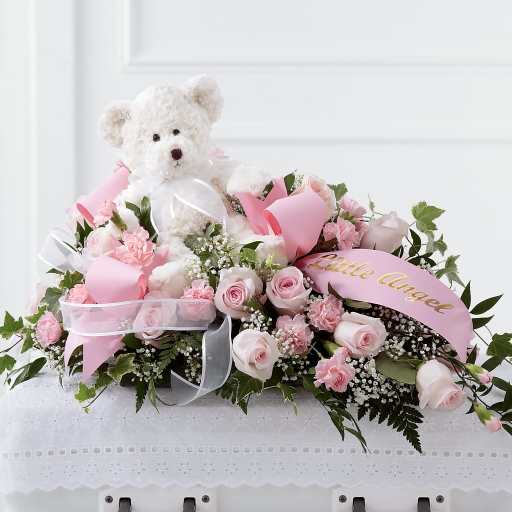 Touch of Sympathy Casket Spray – Floristeria Fabiana, Charlotte NC
