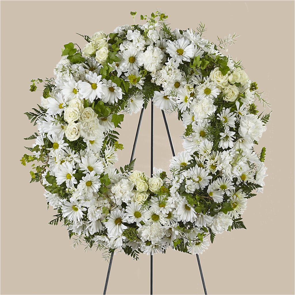 Faithful Wishes Wreath – Floristeria Fabiana, Charlotte NC