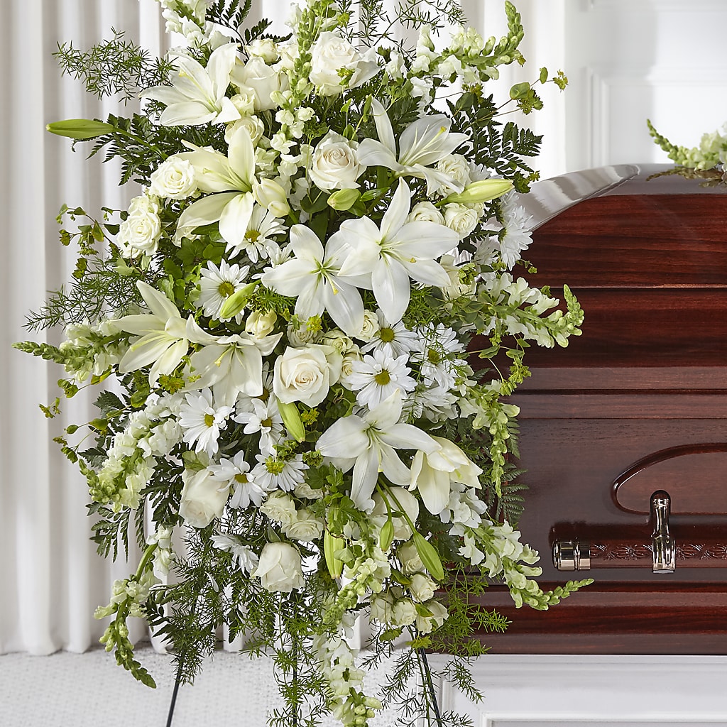 Loving Thoughts Standing Spray – Floristeria Fabiana, Charlotte NC