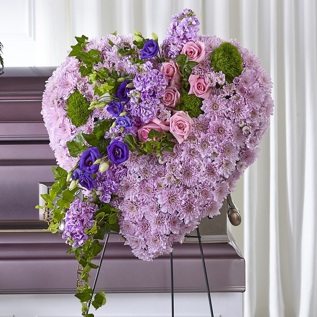 Treasured Love Standing Heart – Floristeria Fabiana, Charlotte NC