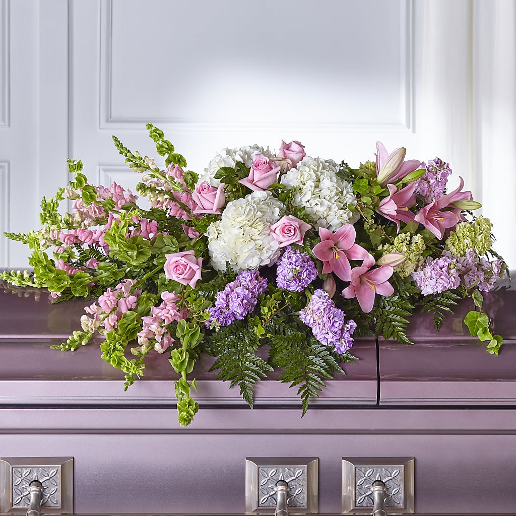 Life's Gratitude Casket Spray – Floristeria Fabiana, Charlotte NC