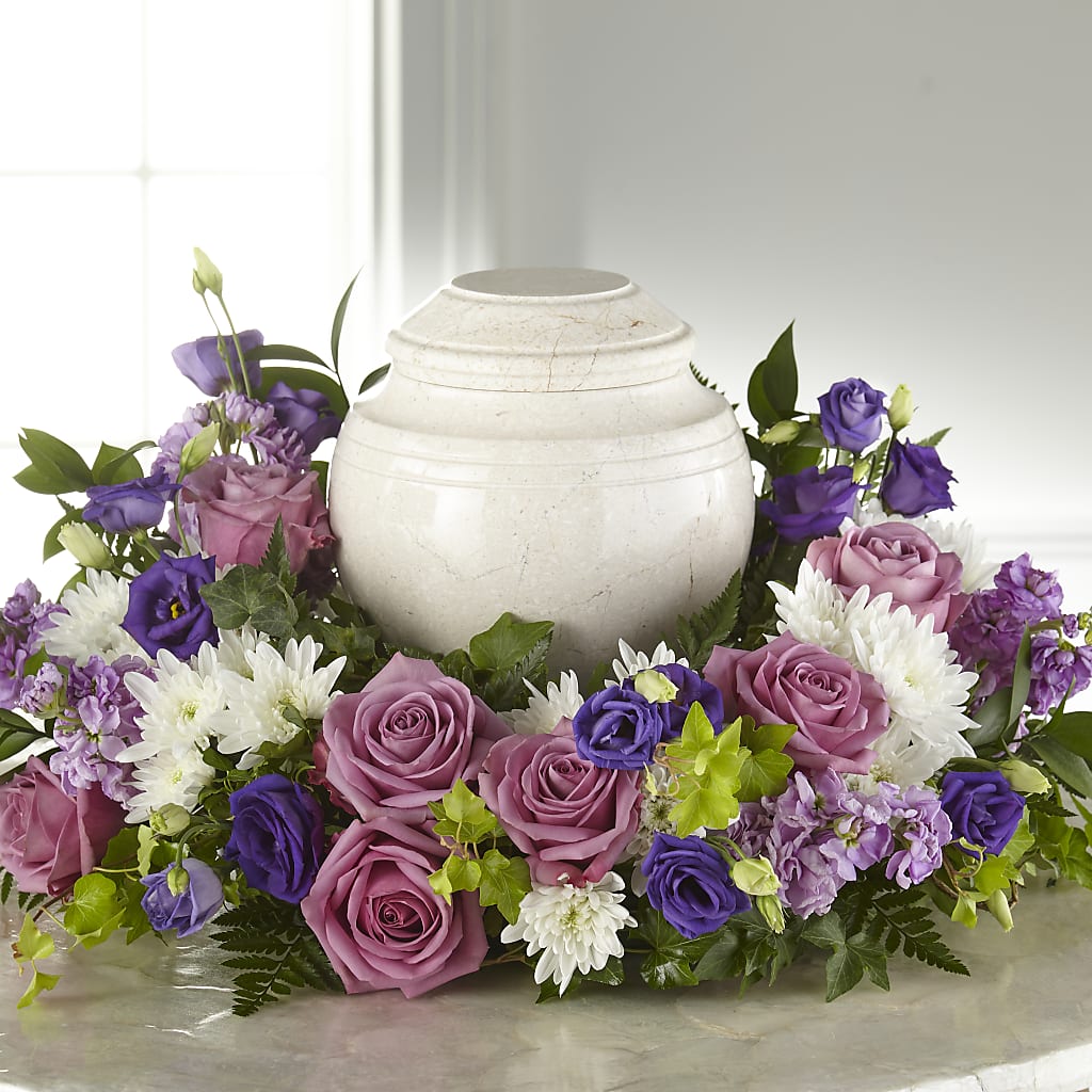 Blooming Sympathy Cremation Adornment – Floristeria Fabiana, Charlotte NC