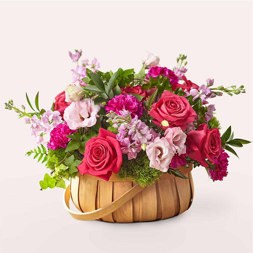 Radiance in Bloom Basket – Floristeria Fabiana, Charlotte NC