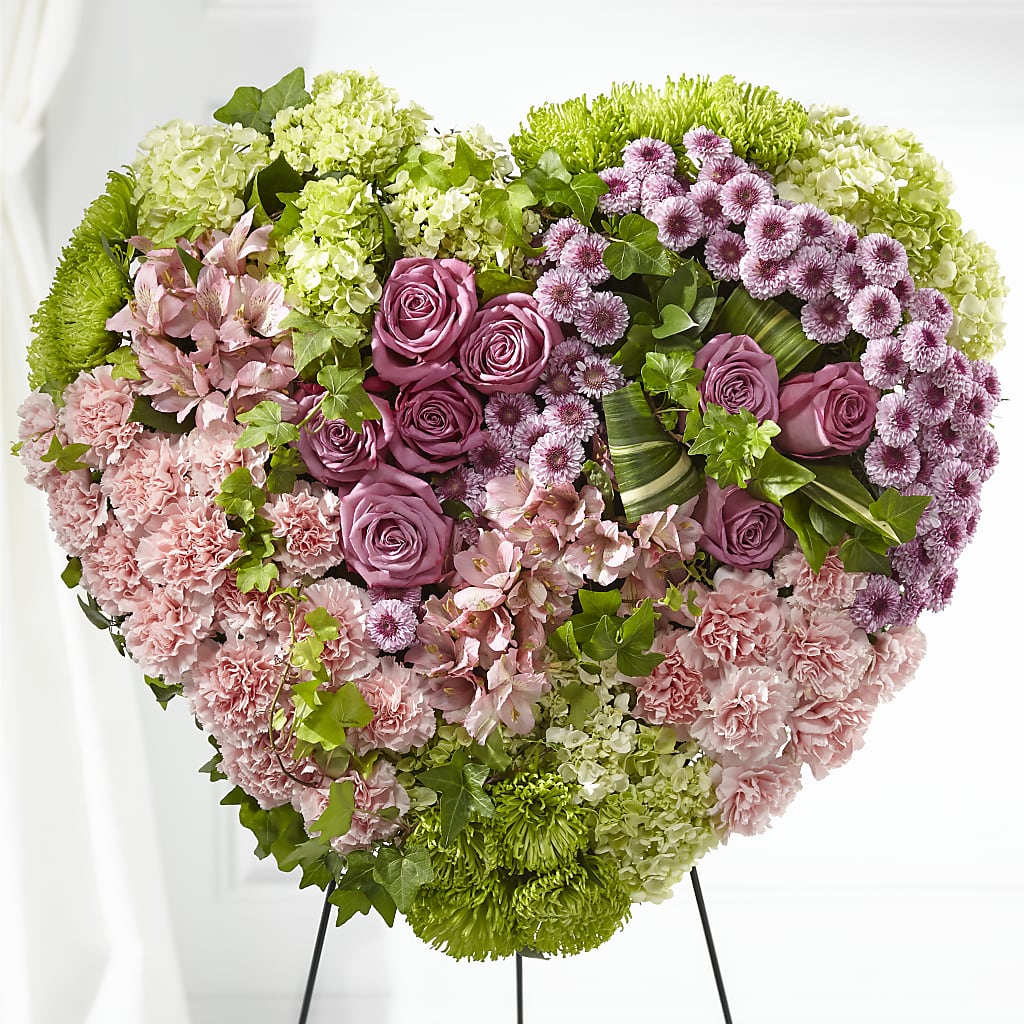 Heartwarming Standing Heart – Floristeria Fabiana, Charlotte NC