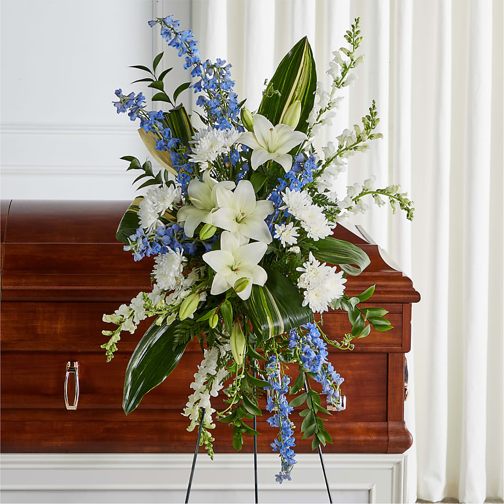 Eternal Impressions Standing Spray – Floristeria Fabiana, Charlotte NC