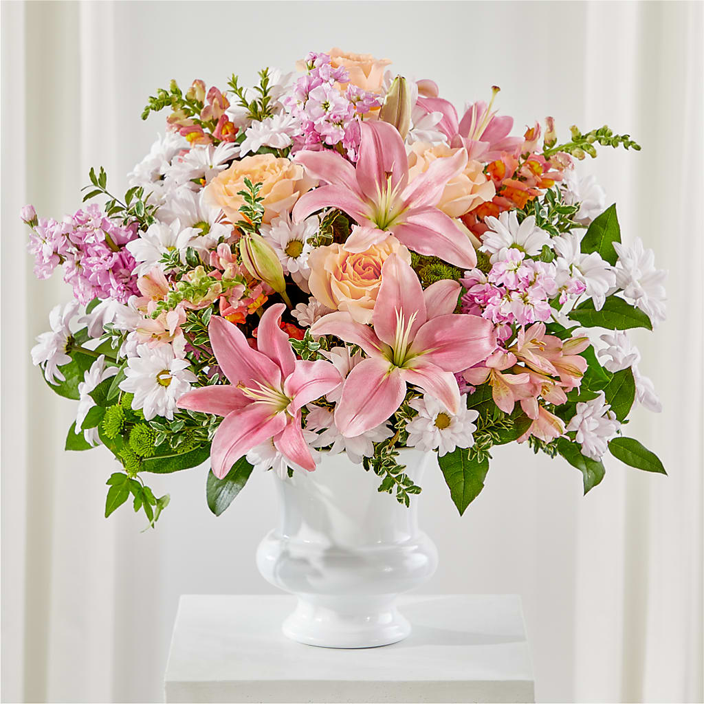 Heartfelt Gesture Urn Arrangement – Floristeria Fabiana, Charlotte NC