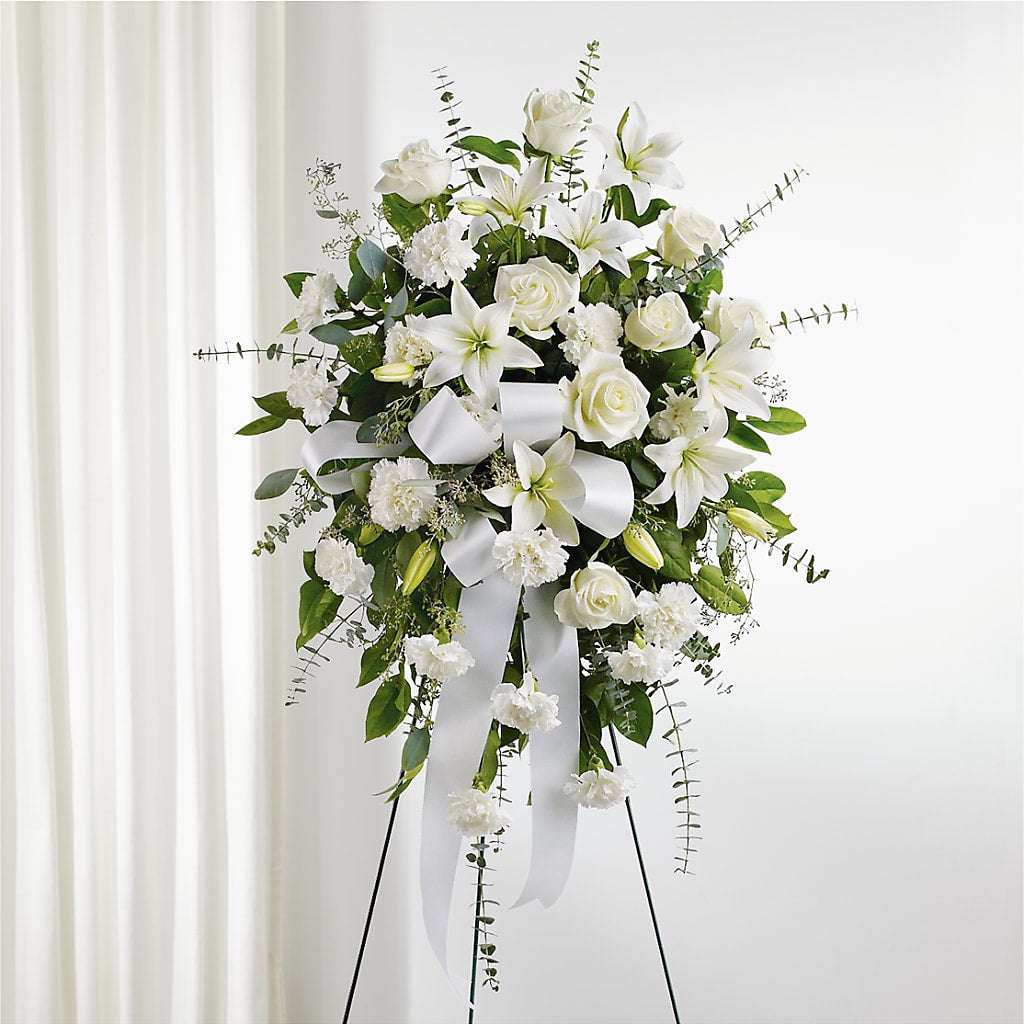With Care Standing Spray – Floristeria Fabiana, Charlotte NC