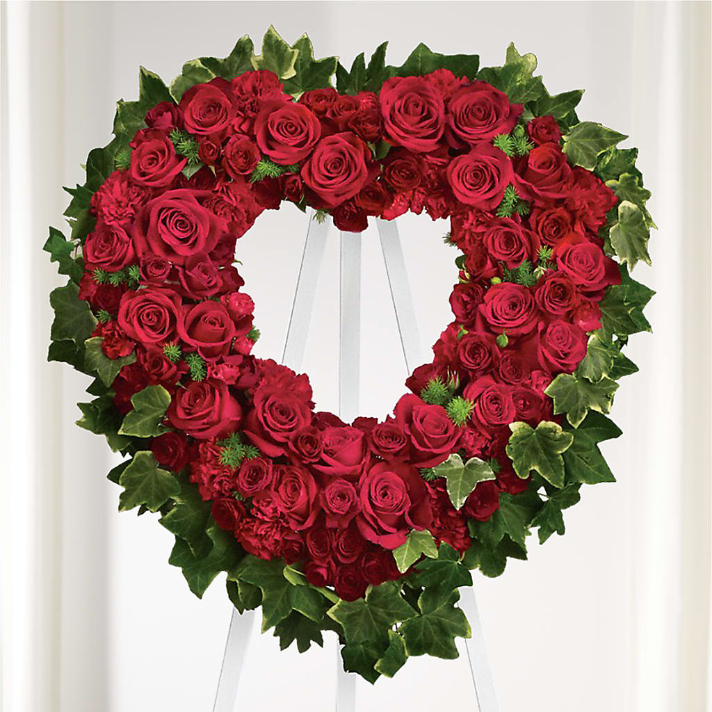 Wholehearted Standing Spray – Floristeria Fabiana, Charlotte NC