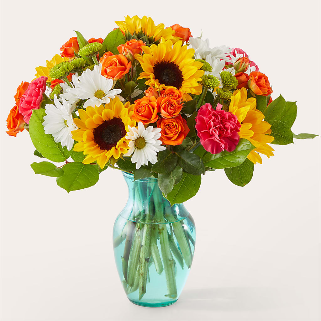 Sun-drenched Blooms Bouquet – Floristeria Fabiana, Charlotte NC