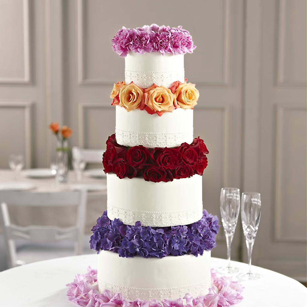 Infinite Love Cake Décor – Floristeria Fabiana, Charlotte NC