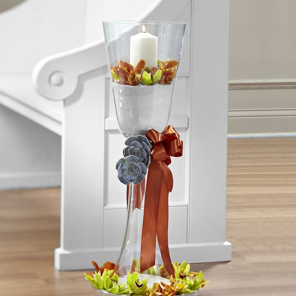 Matrimony Pew Decor – Floristeria Fabiana, Charlotte NC