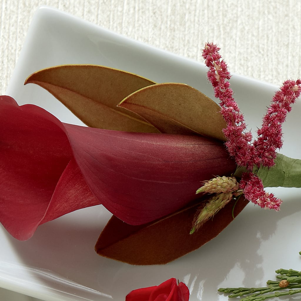 Red Calla Boutonniere – Floristeria Fabiana, Charlotte NC