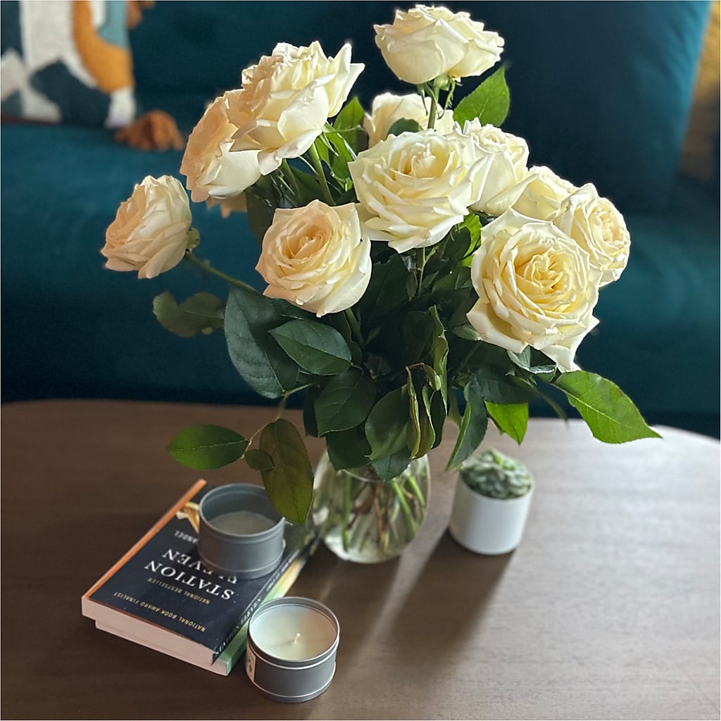 Long Stem Yellow Rose Bouquet –  Floristeria Fabiana, Charlotte NC