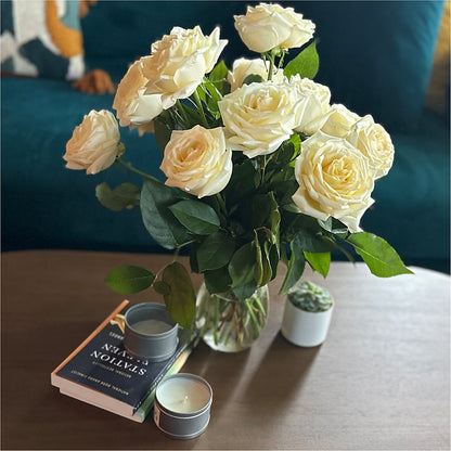 Long Stem Yellow Rose Bouquet –  Floristeria Fabiana, Charlotte NC