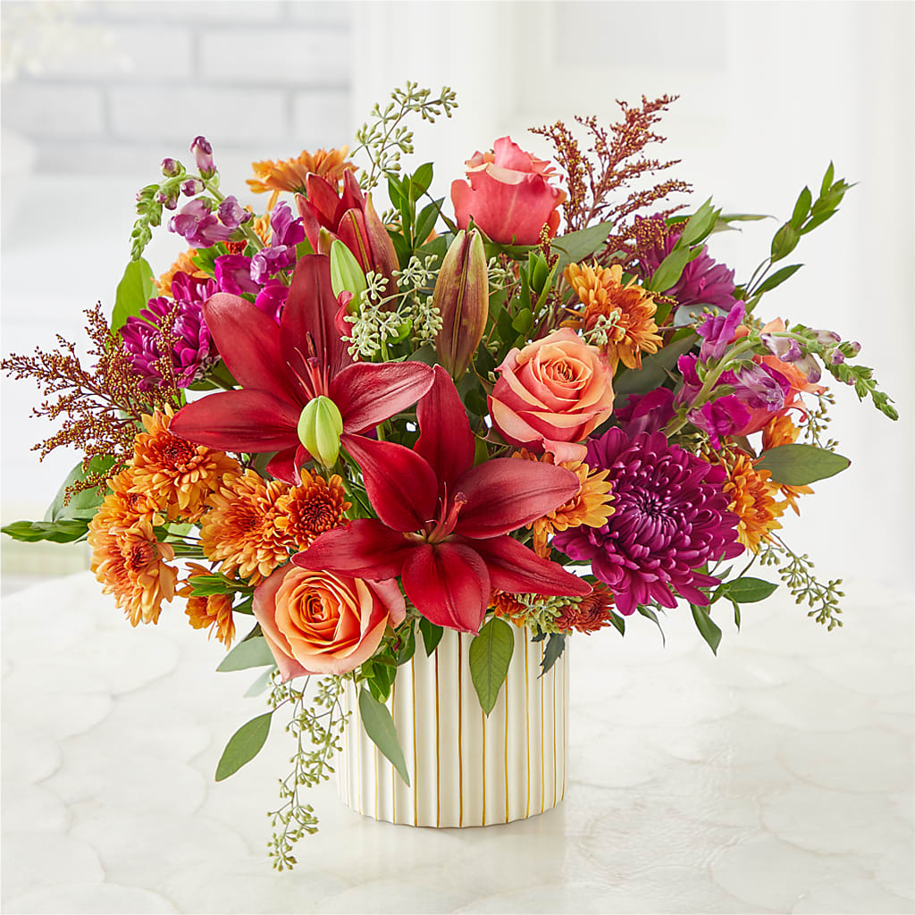 Burgundy Landscape Bouquet –  Floristeria Fabiana, Charlotte NC