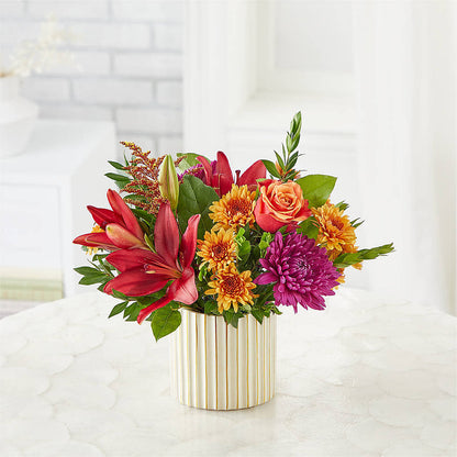 Burgundy Landscape Bouquet –  Floristeria Fabiana, Charlotte NC