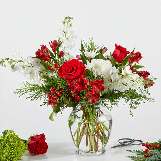 Merry Moment Bouquet – A Florist Original –  Floristeria Fabiana, Charlotte NC