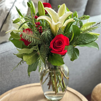 Sparkling Snowflakes Bouquet –  Floristeria Fabiana, Charlotte NC
