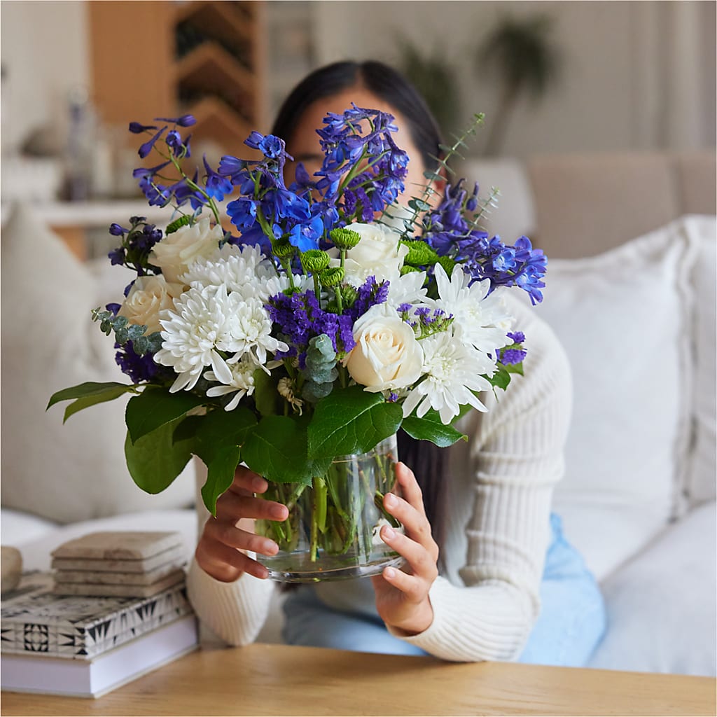 Cerulean Waves Bouquet –  Floristeria Fabiana, Charlotte NC