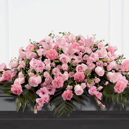 Garden of Comfort Casket Spray (Standard) –  Floristeria Fabiana, Charlotte NC