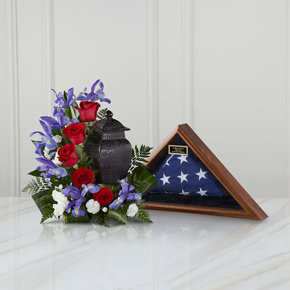 Patriotic Tribute Arrangement –  Floristeria Fabiana, Charlotte NC