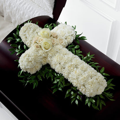 Peaceful Memories Casket Spray (Standard) –  Floristeria Fabiana, Charlotte NC