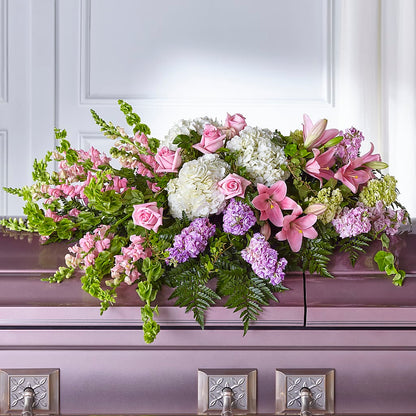Life's Gratitude Casket Spray –  Floristeria Fabiana, Charlotte NC