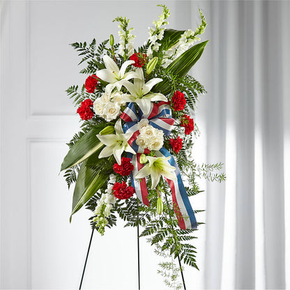 Stars of Life Standing Spray –  Floristeria Fabiana, Charlotte NC