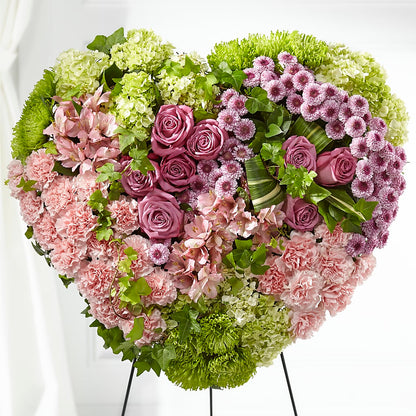 Heartwarming Standing Heart –  Floristeria Fabiana, Charlotte NC