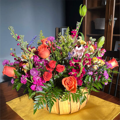 Garden of Life Basket –  Floristeria Fabiana, Charlotte NC