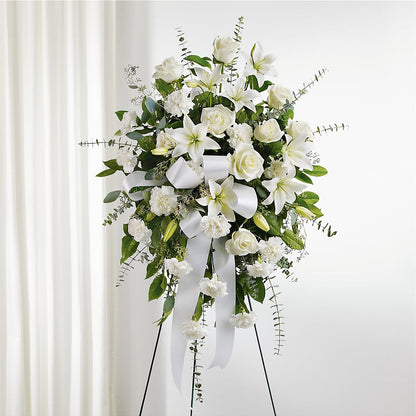 With Care Standing Spray –  Floristeria Fabiana, Charlotte NC