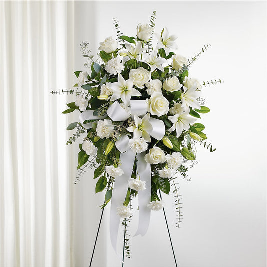 With Care Standing Spray –  Floristeria Fabiana, Charlotte NC
