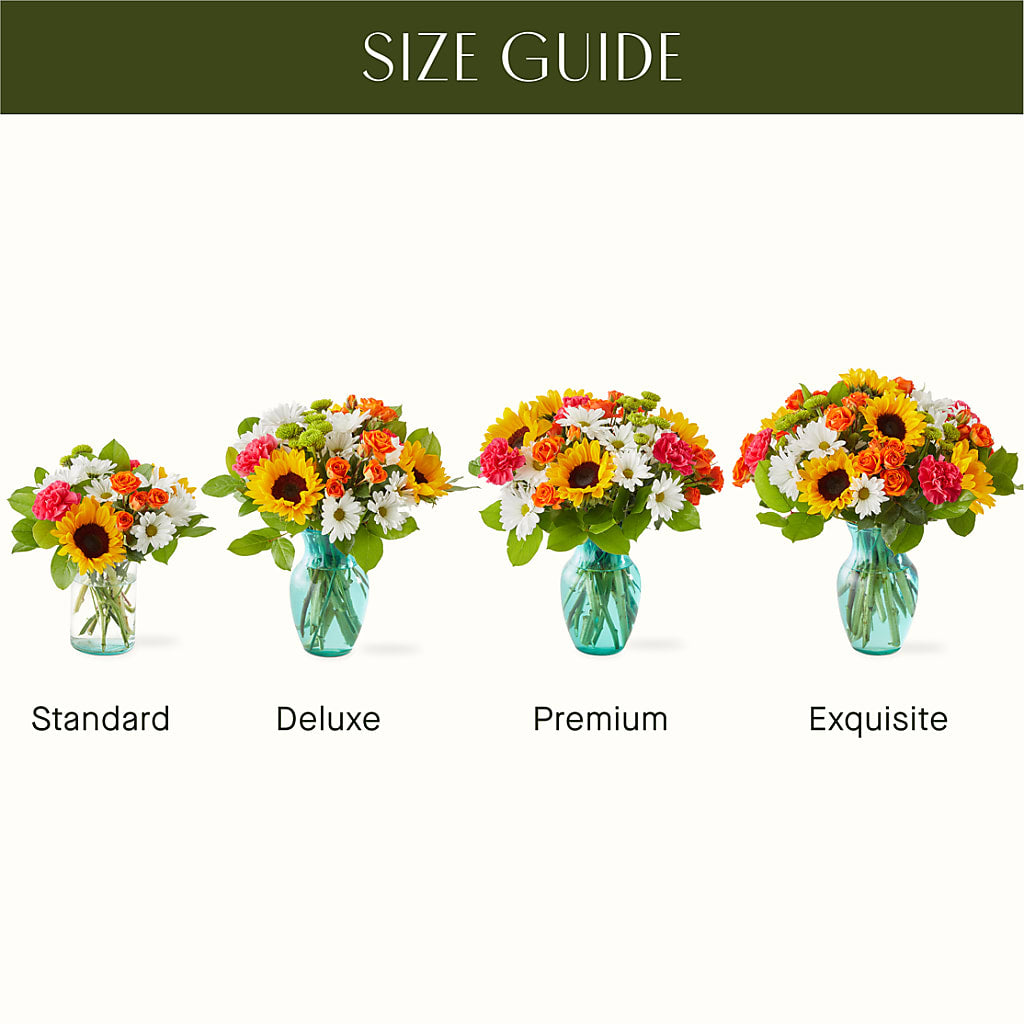 Sun-drenched Blooms Bouquet –  Floristeria Fabiana, Charlotte NC