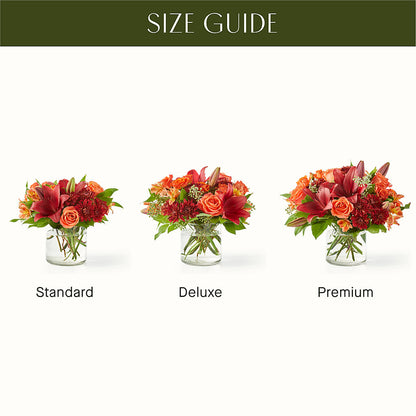 Crimson Leaves Bouquet –  Floristeria Fabiana, Charlotte NC