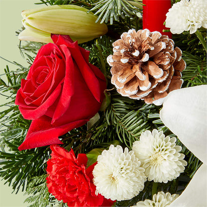 Seasonal Festivities Centerpiece –  Floristeria Fabiana, Charlotte NC