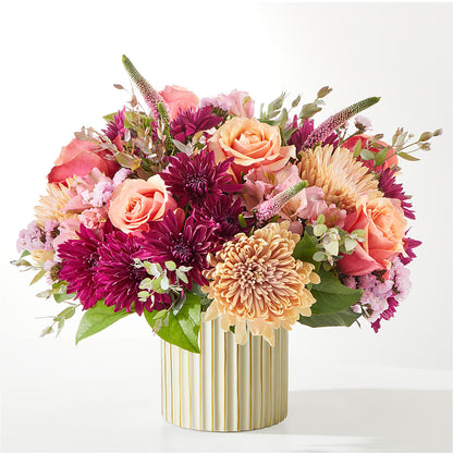Berry Cobbler Bouquet with Ivory Vase –  Floristeria Fabiana, Charlotte NC