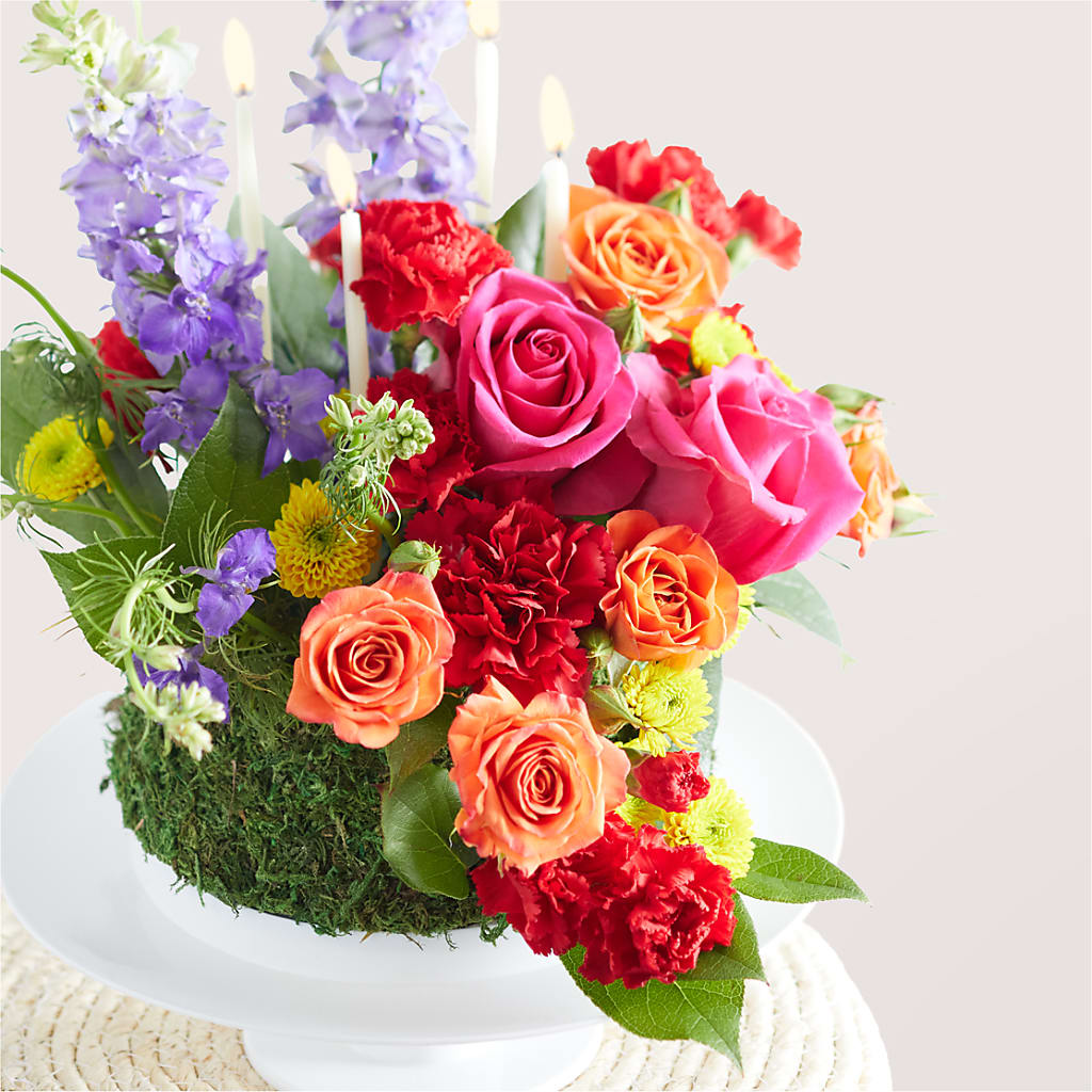 Best Year Yet Floral Cake –  Floristeria Fabiana, Charlotte NC