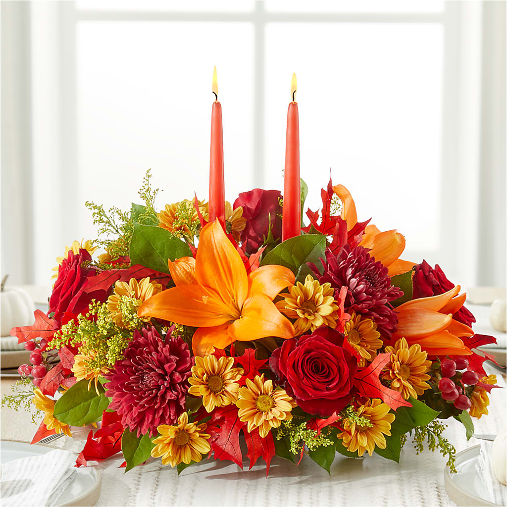 Autumn's Embrace Centerpiece –  Floristeria Fabiana, Charlotte NC