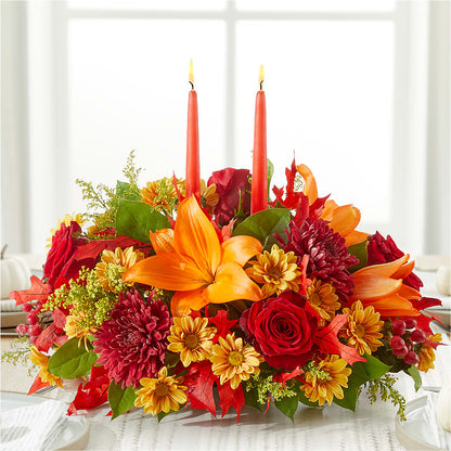 Autumn's Embrace Centerpiece –  Floristeria Fabiana, Charlotte NC